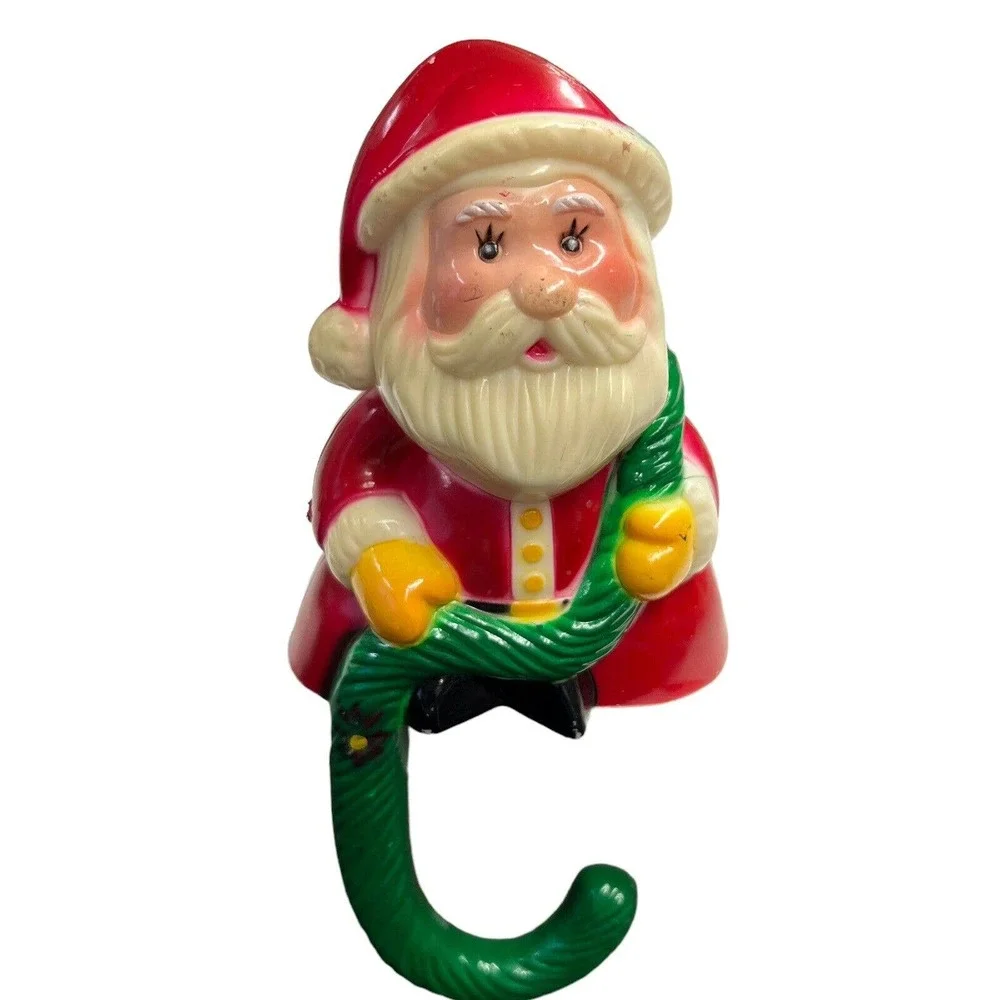 Vintage 1982‎ Sun Hill Stocking Holders Santa Claus, Boy Dog & Mouse Hanger